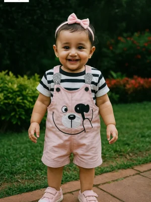 Kids / Romper / Fish Bear - FB02
