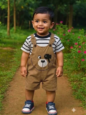 Kids / Romper / Fish Bear - FB05