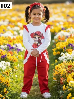 Girls / Tshirt / Sweat Shirt Set + Band - GT02