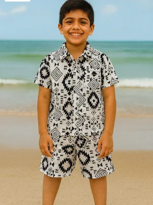 Boys / Shirt Pant / Beach - SP01