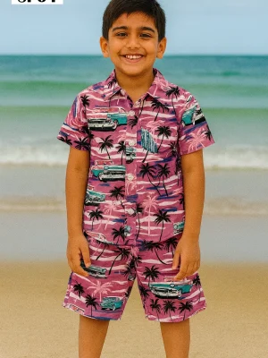 Boys / Shirt Pant / Beach - SP04