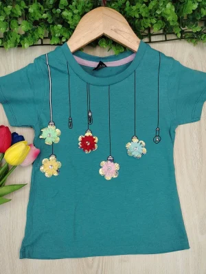 Girls / Tshirt / Light Flowers - TS03
