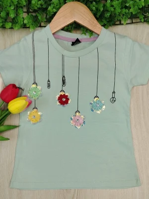 Girls / Tshirt / Light Flowers - TS07