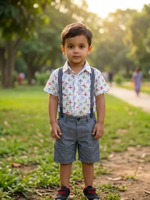 Boys / Shirt Pant / Suspender - SS08